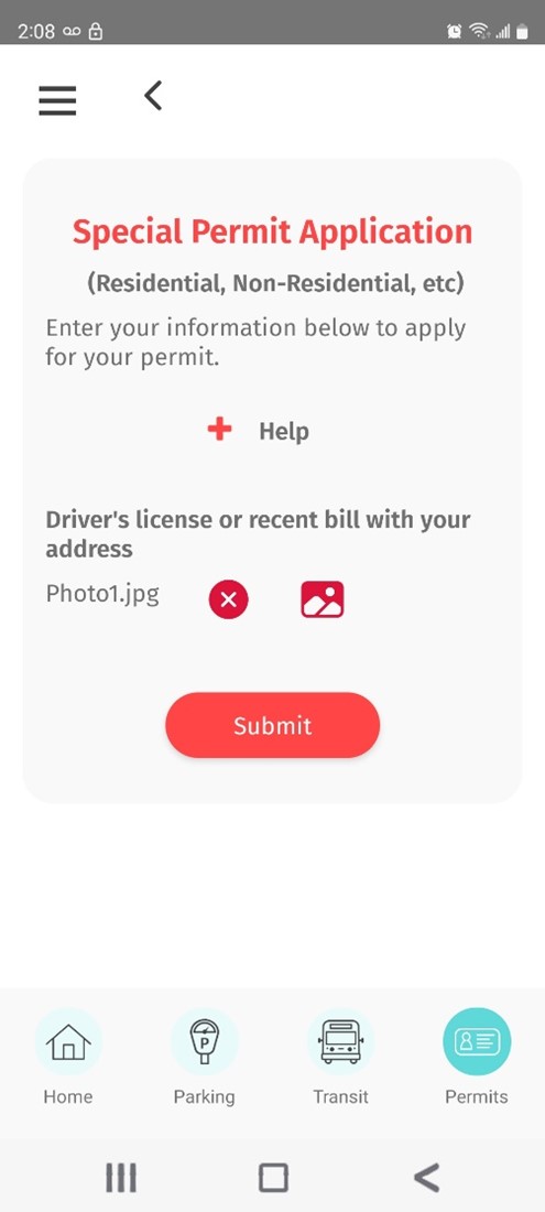 HotSpot Add Drivers Licence or bill image