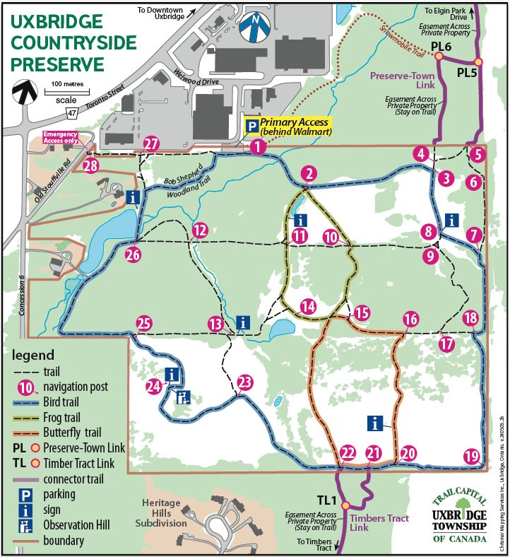 countryside preserve map