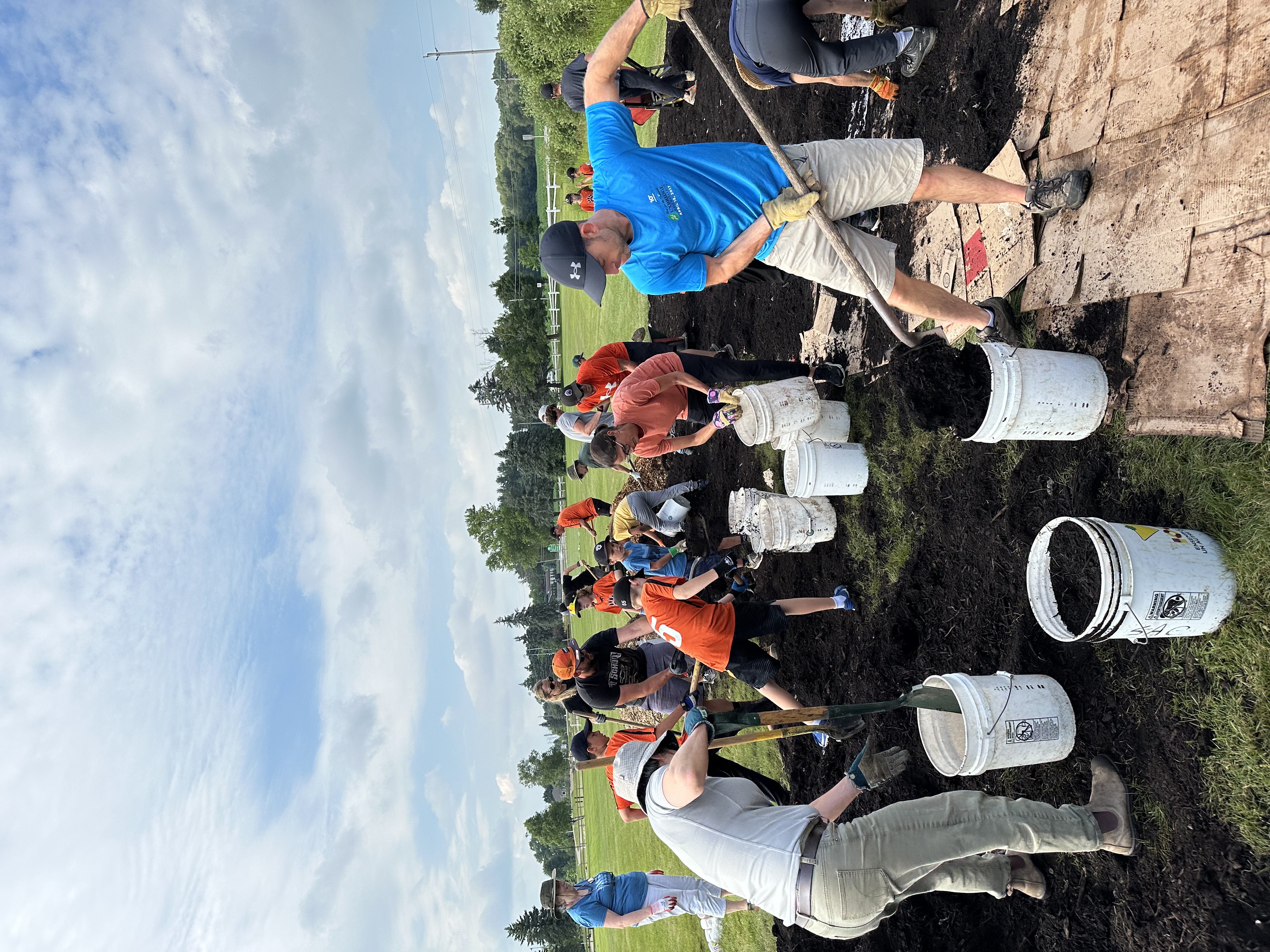 Mini Forest Volunteers at Work Picture