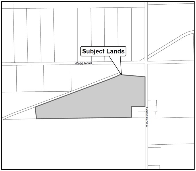 Map of subject property